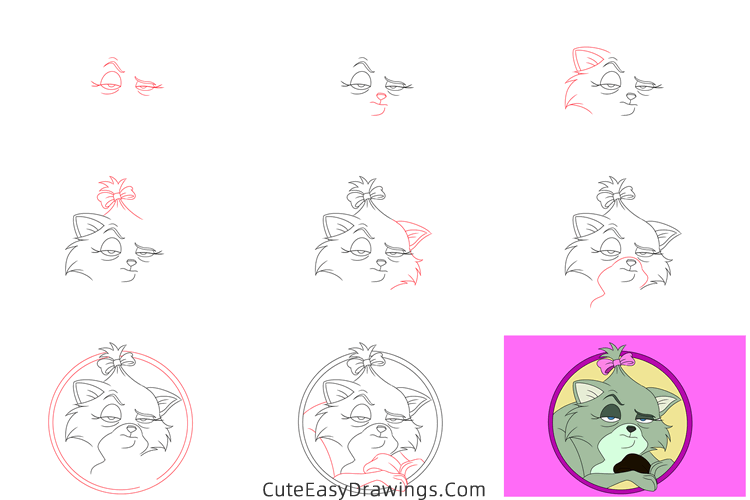 how to draw zelda from the fox and the hound - www.cuteeasydrawings.com