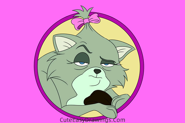 how to draw zelda from the fox and the hound - www.cuteeasydrawings.com