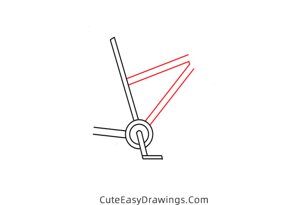 how to draw a bike - www.cuteeasydrawings.com