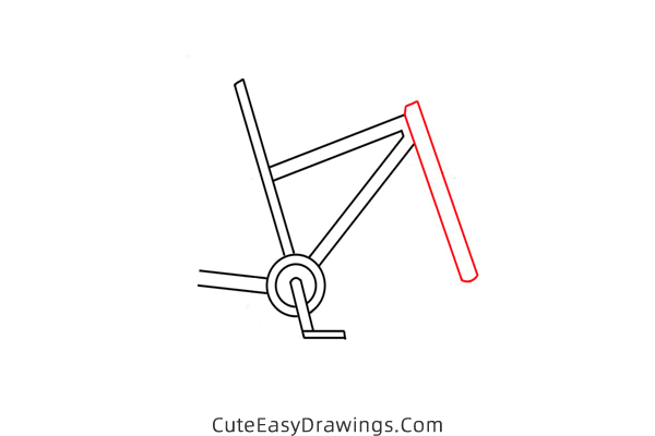 how to draw a bike - www.cuteeasydrawings.com