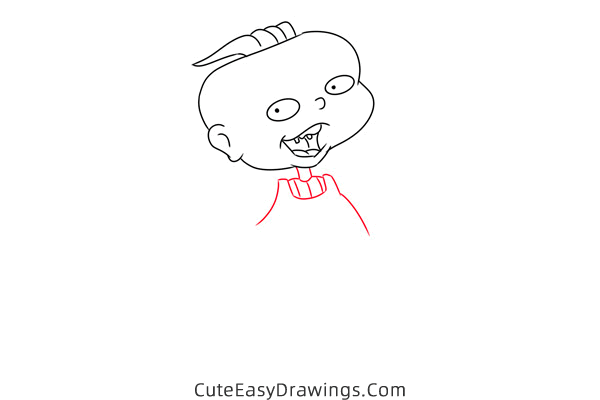 how to draw phil deVille from all grown up - www.cuteeasydrawings.com