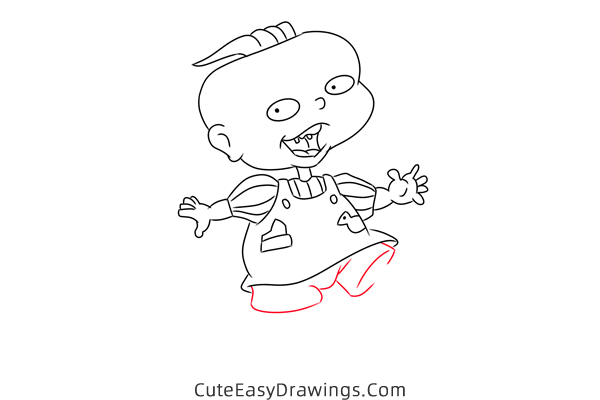 how to draw phil deVille from all grown up - www.cuteeasydrawings.com