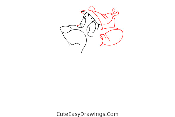how to draw basil from the great mouse detective - www.cuteeasydrawings.com