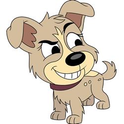 How to Draw Pepper from Pound Puppies Step by Step