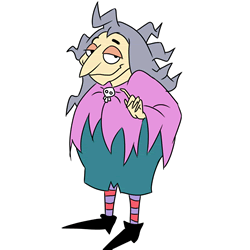 How to Draw Granny Frump from The Addams Family Step by Step