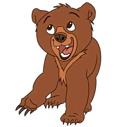 How to Draw Koda from Brother Bear Step by Step
