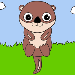 How to Draw an Otter Step by Step