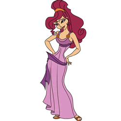 How to Draw Megara from Hercules Step by Step