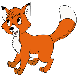 How to Draw Tod from The Fox and the Hound Step by Step