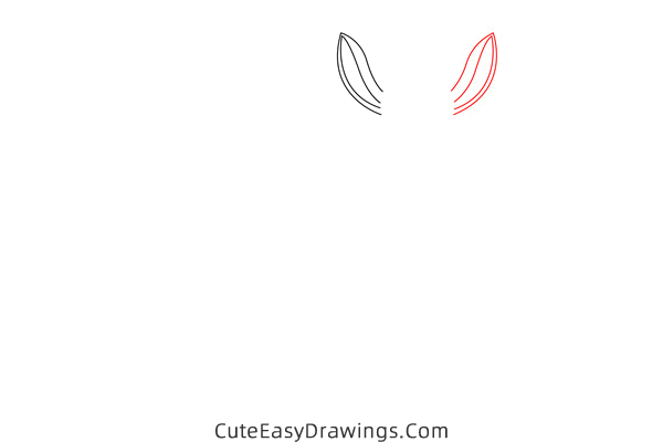 how to draw a cartoon donkey - www.cuteeasydrawings.com
