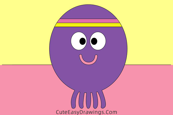 how to draw betty from hey duggee - www.cuteeasydrawings.com