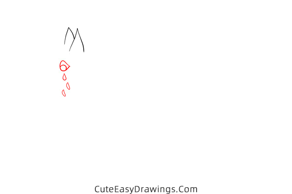 how to draw a sad pig - www.cuteeasydrawings.com