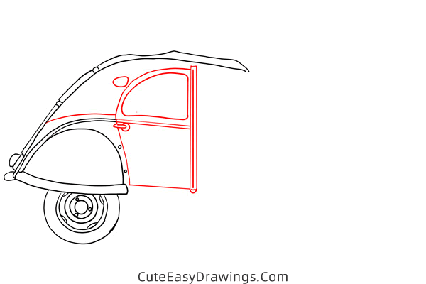 how to draw a citroen - www.cuteeasydrawings.com