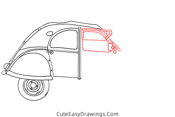 how to draw a citroen - www.cuteeasydrawings.com