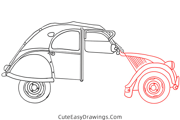 how to draw a citroen - www.cuteeasydrawings.com