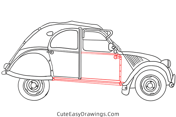 how to draw a citroen - www.cuteeasydrawings.com