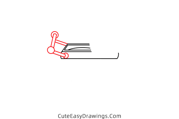 how to draw a stroller - www.cuteeasydrawings.com