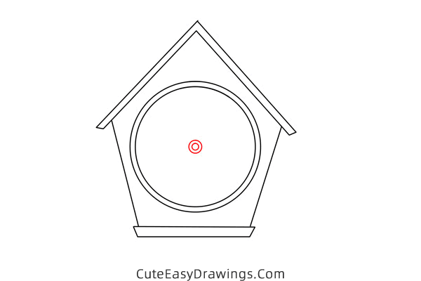 how to draw a clock - www.cuteeasydrawings.com
