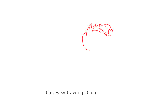 how to draw mewsette from the side - www.cuteeasydrawings.com