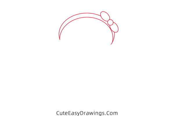 how to draw a girl with flowers - www.cuteeasydrawings.com