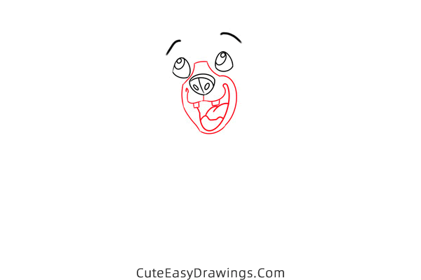 how to draw koda from brother bear - www.cuteeasydrawings.com