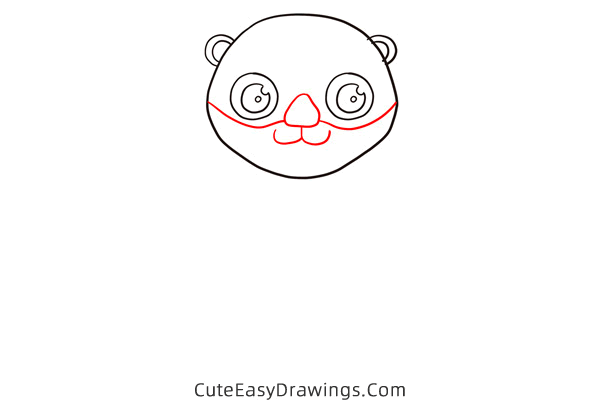 how to draw an otter - www.cuteeasydrawings.com