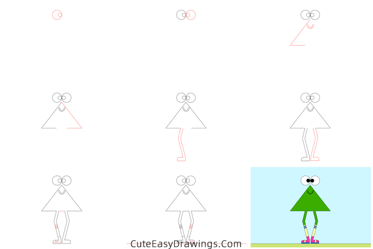 how to draw frog from hey duggee - www.cuteeasydrawings.com