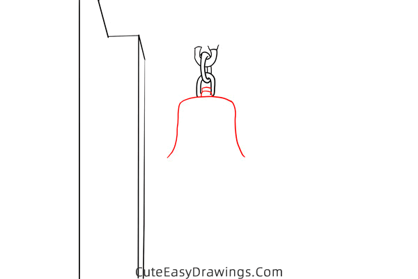 how to draw a church bell - www.cuteeasydrawings.com