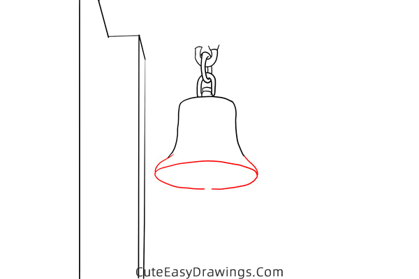 how to draw a church bell - www.cuteeasydrawings.com