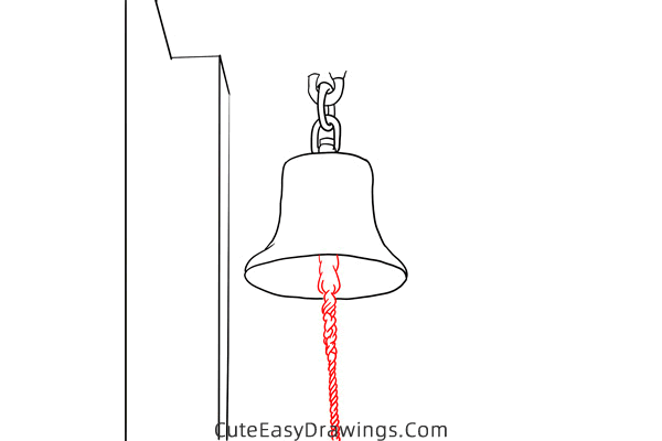 how to draw a church bell - www.cuteeasydrawings.com