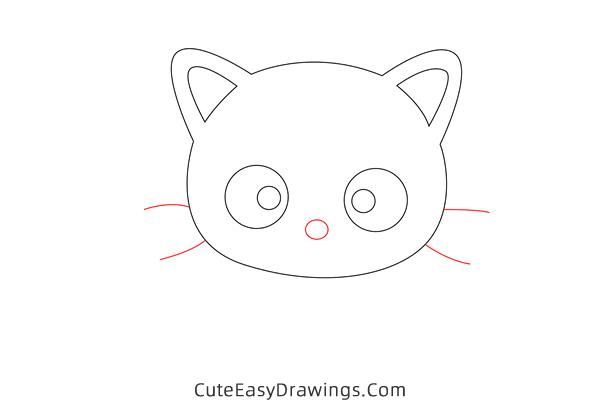 how to draw chococat - www.cuteeasydrawings.com