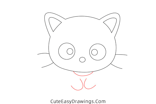 how to draw chococat - www.cuteeasydrawings.com