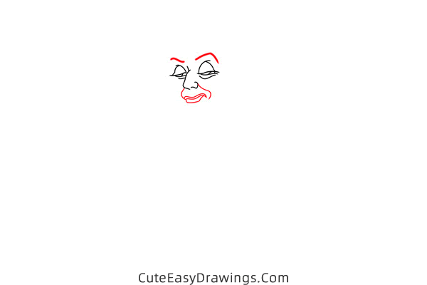 how to draw lady tremaine from cinderella - www.cuteeasydrawings.com