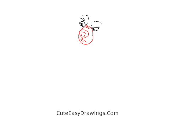 how to draw kenai as a bear - www.cuteeasydrawings.com