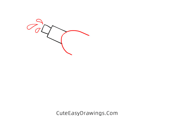 how to draw a water gun - www.cuteeasydrawings.com