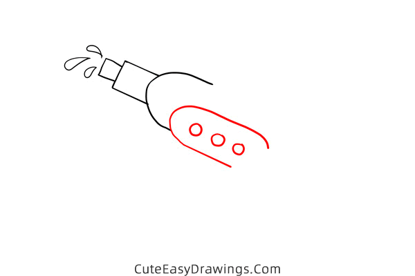 how to draw a water gun - www.cuteeasydrawings.com