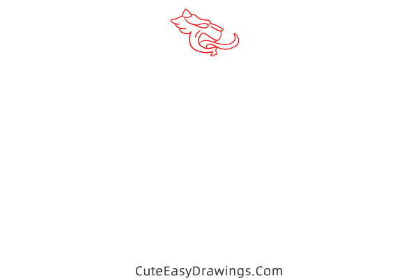 how to draw a lion totem - www.cuteeasydrawings.com