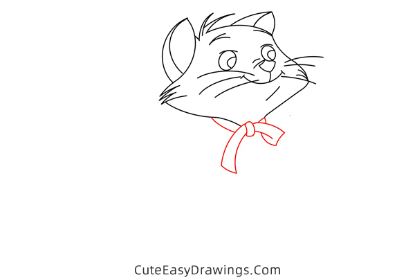 how to draw berlioz from the aristocats - www.cuteeasydrawings.com