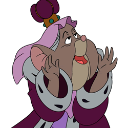 How to Draw the Mouse Queen from The Great Mouse Detective Step by Step
