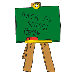How to Draw a Chalkboard with BACK TO SCHOOL Step by Step