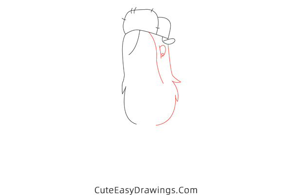 how to draw wendy corduroy from gravity falls - www.cuteeasydrawings.com