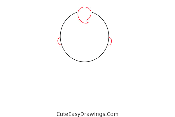 how to draw a baby with a pacifier - www.cuteeasydrawings.com