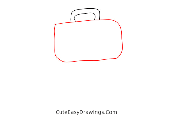 how to draw a backpack - www.cuteeasydrawings.com