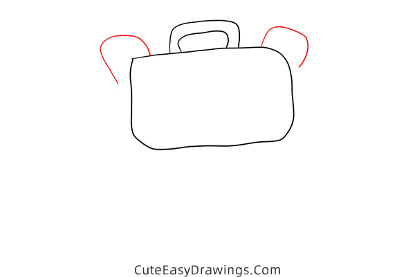 how to draw a backpack - www.cuteeasydrawings.com