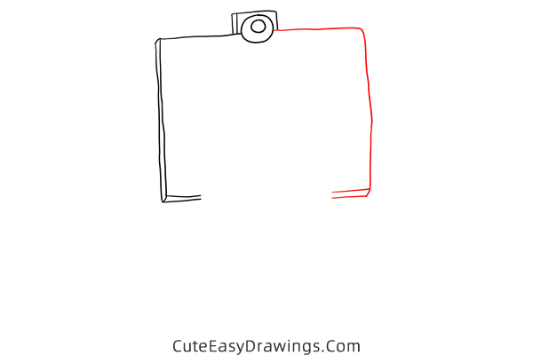 how to draw a chalkboard with back to school - www.cuteeasydrawings.com