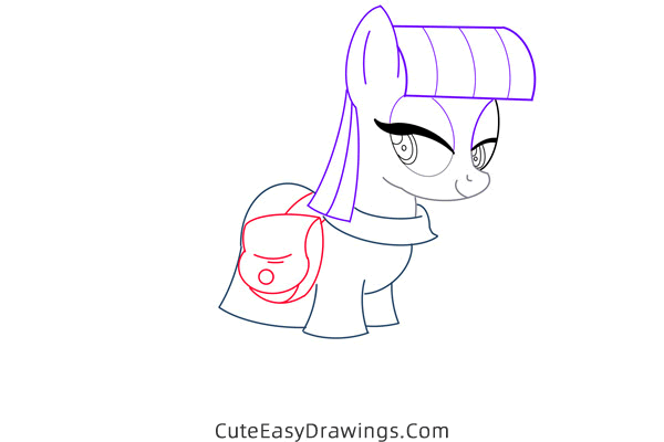 how to draw maud pie from my little pony - www.cuteeasydrawings.com