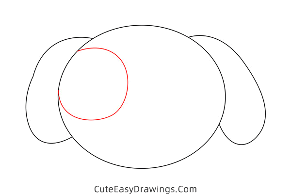 how to draw a puppy face - www.cuteeasydrawings.com