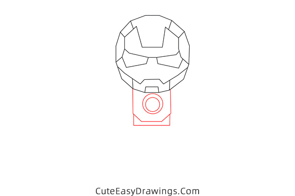 how to draw iron man easy - www.cuteeasydrawings.com