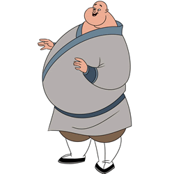 How to Draw Chien Po from Mulan Step by Step