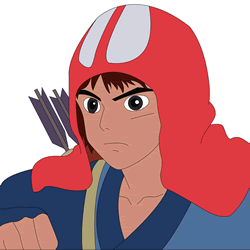 How to Draw Ashitaka from Princess Mononoke Step by Step